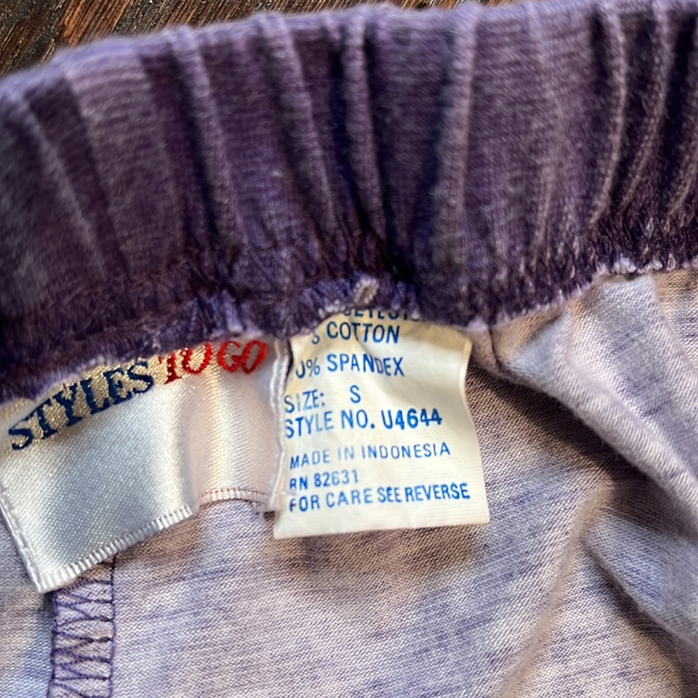 Vintage Styles to Go Indigo Leggings Size Small - Picture 3 of 4